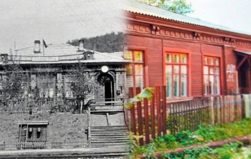 Железнодорожная станция Красная Глинка – тогда и сейчас. Коллаж: Блокнот Самара