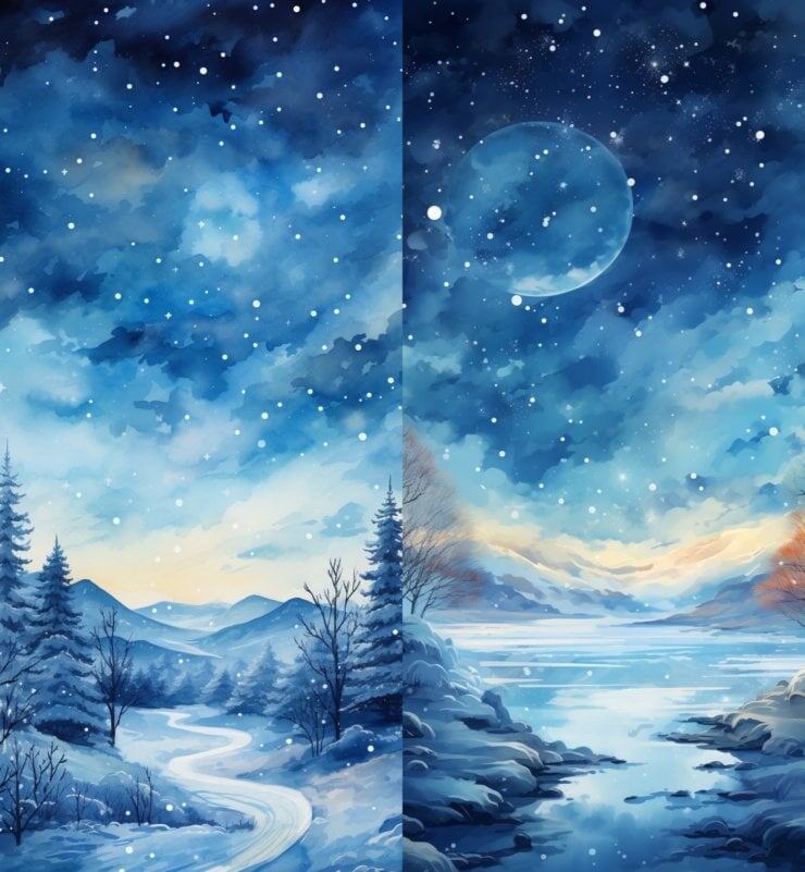    Красивые акварельные обои. Изображение: daysinspired.com