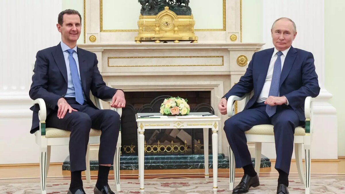 В июле 2024 года президент РФ Владимир Путин и президент Сирии Башар Асад (справа налево) встречались в Москве. Фото: Валерий Шарифулин/POOL/ТАСС