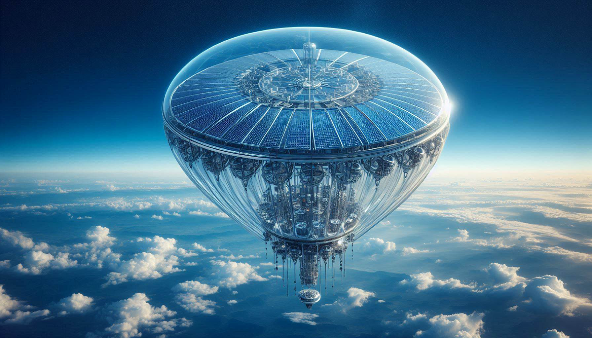 Солнечные панели на воздушном шаре, Иллюстрация
Автор: ИИ Copilot Designer//DALL·E 3 Источник: www.bing.com