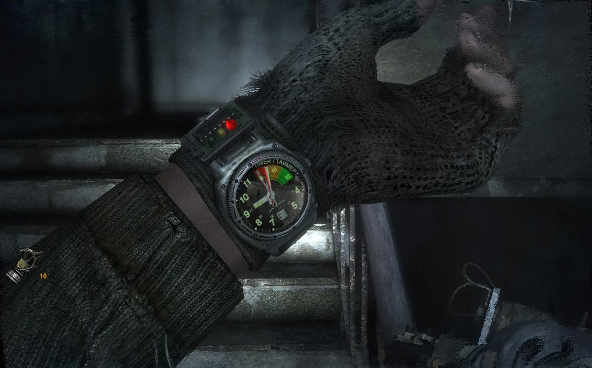 Так часы выглядят в игре...