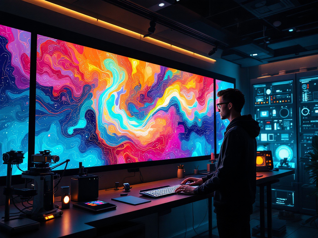 AI-художник создает картину