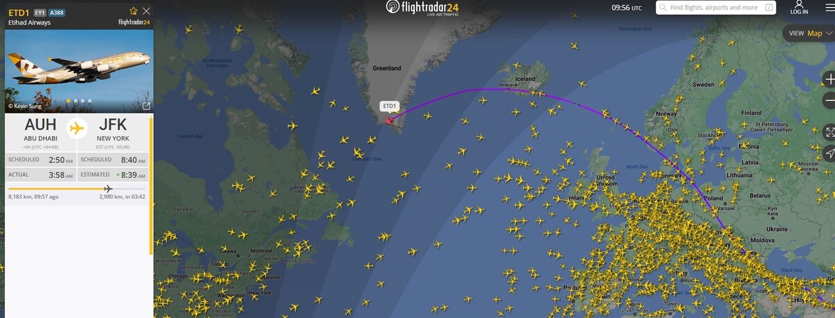 Летит не по прямой...