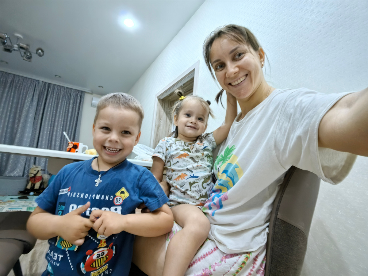 Наши дети, Роме 3,5 года, Арине 2года.