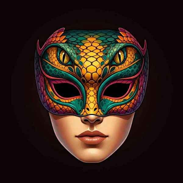 маска змеи