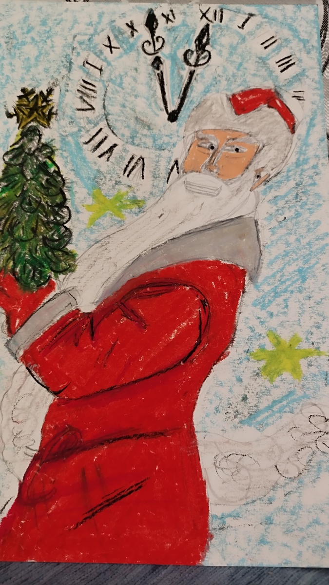 Фотография автора, рисунок сына. Кого-то он мне напоминает.