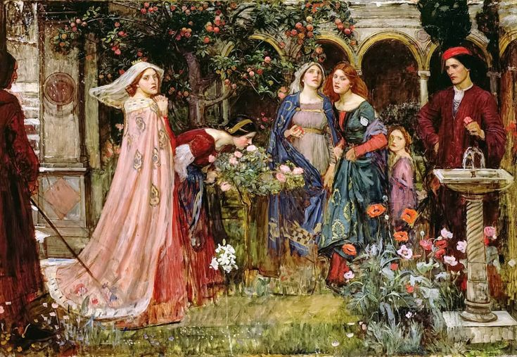 полотно Д.У.Уотерхауса