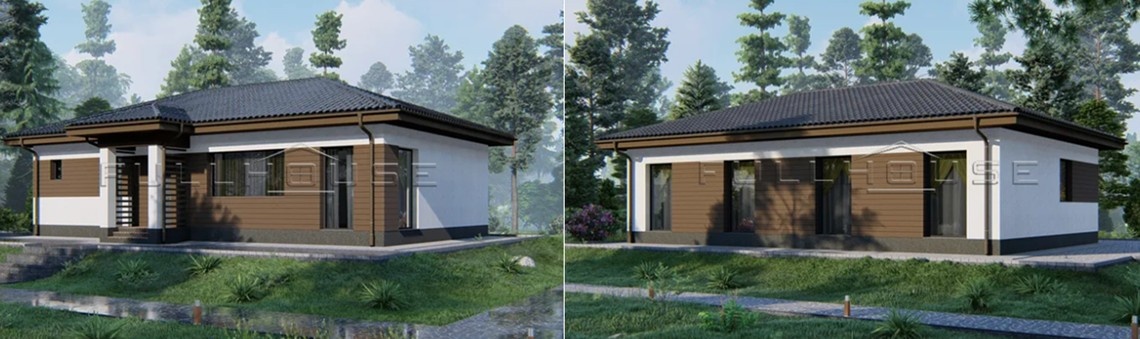 Фасады дома FOUREX