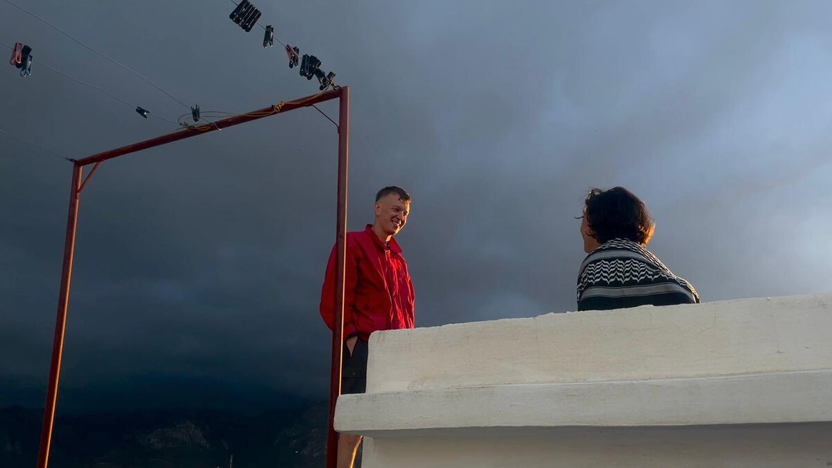 Автор данных строк и марокканская девушка. Фото автора 