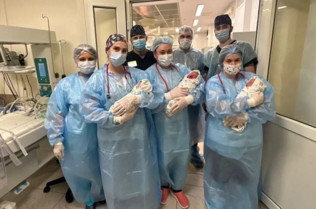    На Дону появились на свет сразу две двойни