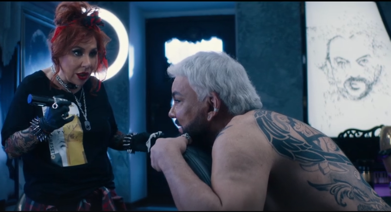 Скрин с видео клипа «Черная пантера».