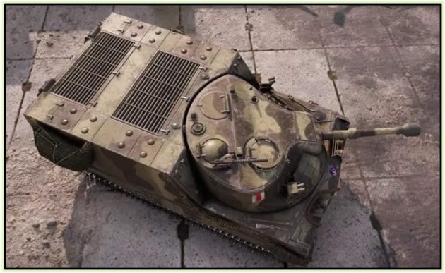 Примерный вид боевой машины, восстановлен специалистами по реконструкции от одной игровой студии. Изображение в свободном доступе.