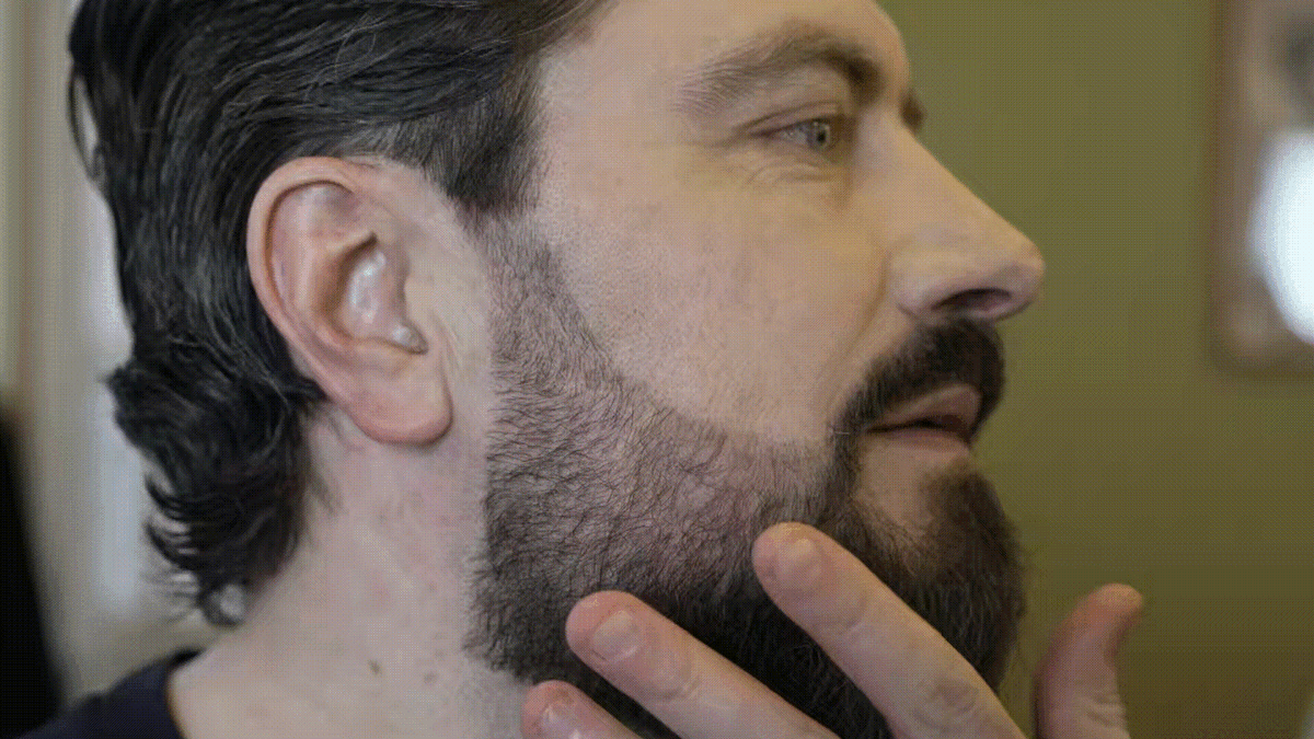 Камуфляж бороды на красителе Men Shades от SensiDO