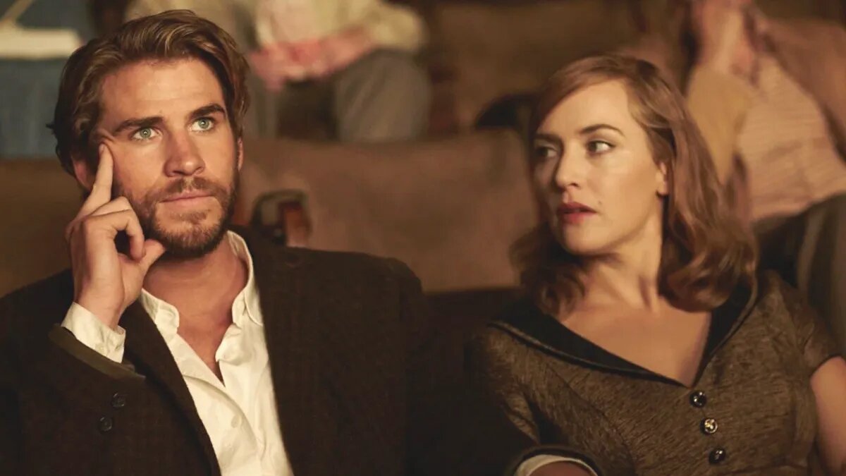 Лиам Хемсворд и Кейт Уинслет в фильме "Месть от кутюр"