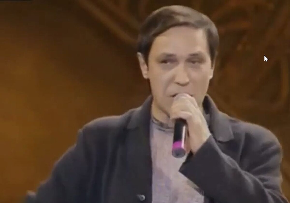 Николай Носков на "Золотом граммофоне-1999"