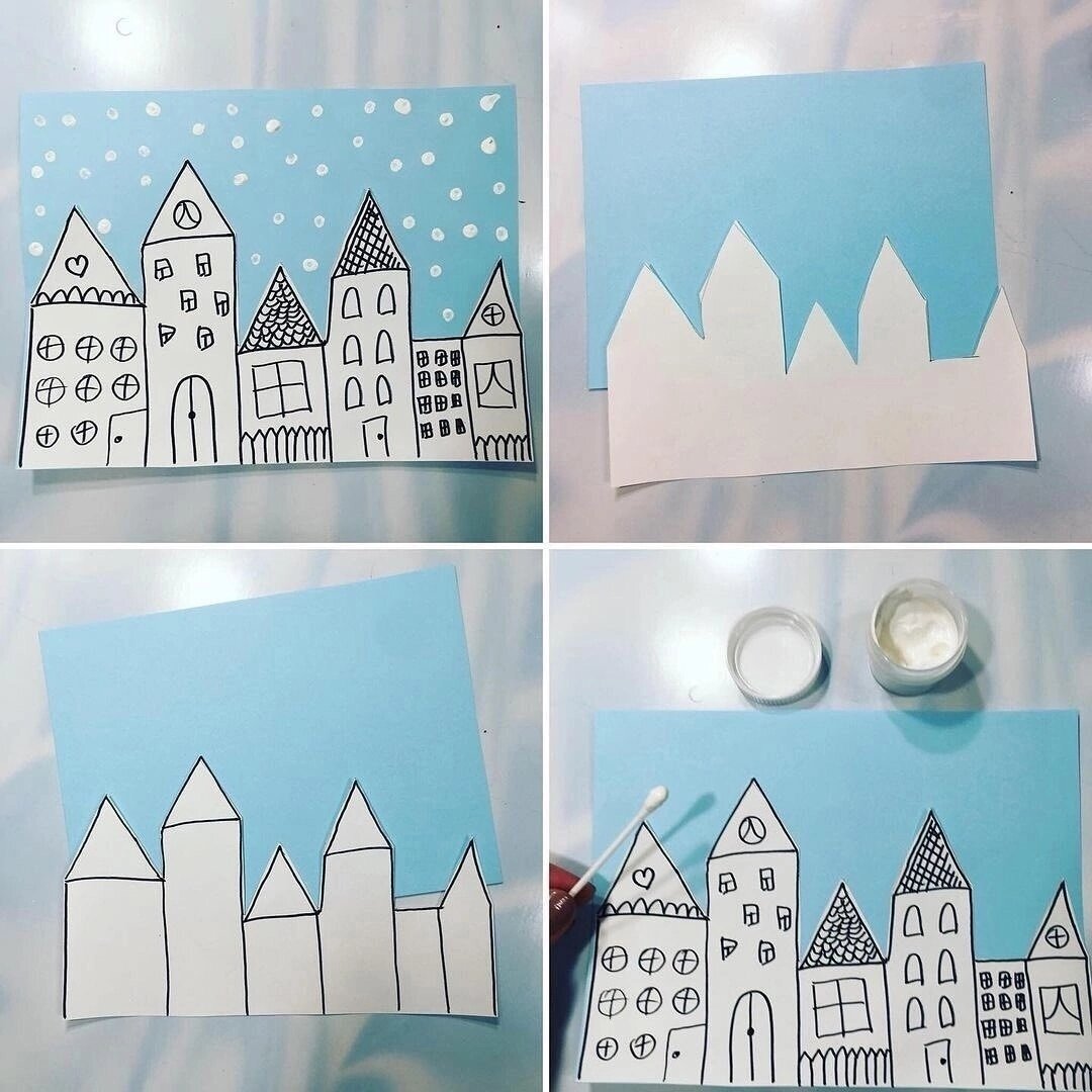 Новогодний город