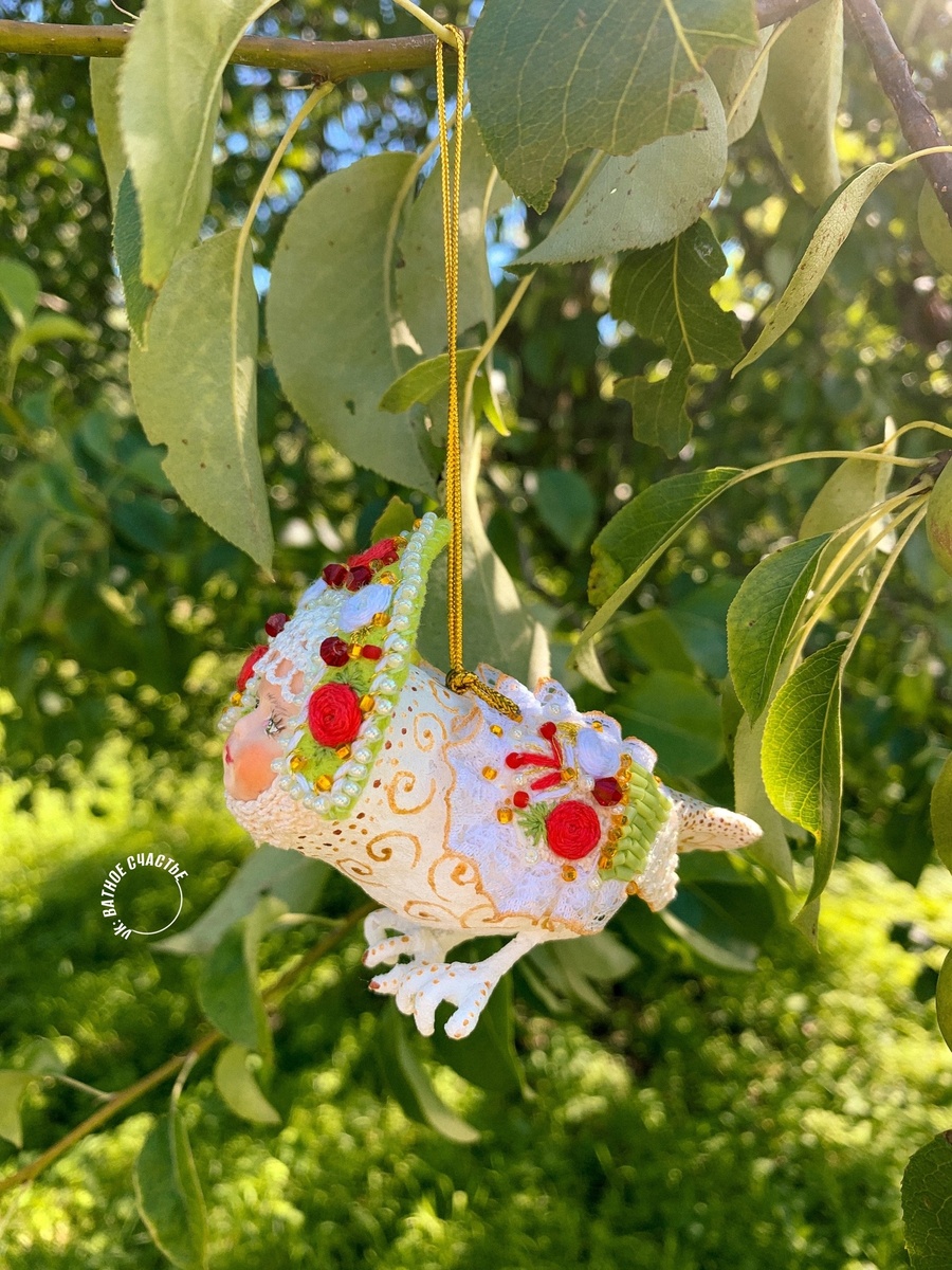 Авторская ватная игрушка Карпенковой Ольги