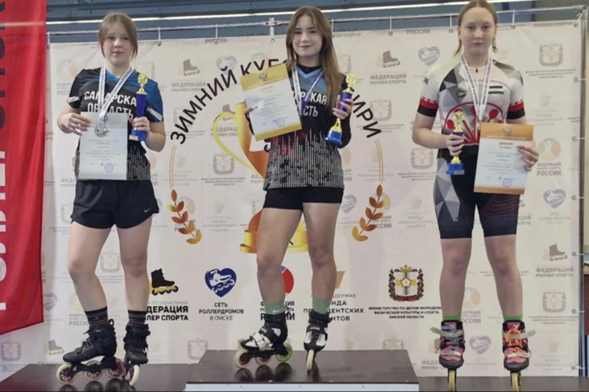    Башкирские роллеры отметились пятью медалями на турнире в Омске