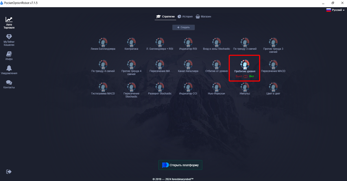 Пробой уровней