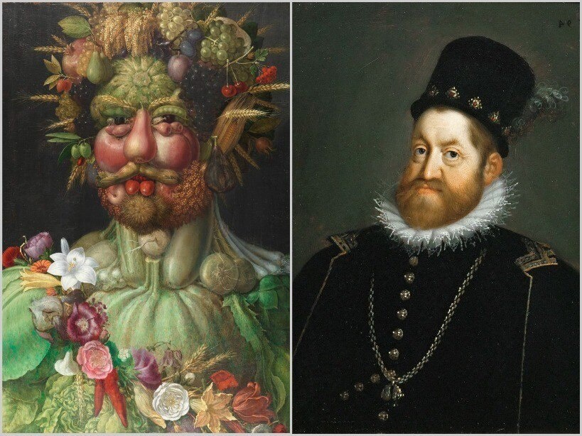 «Вертумн», Джузеппе Арчимбольдо (Портрет императора Рудольфа II в образе Вертумна). 