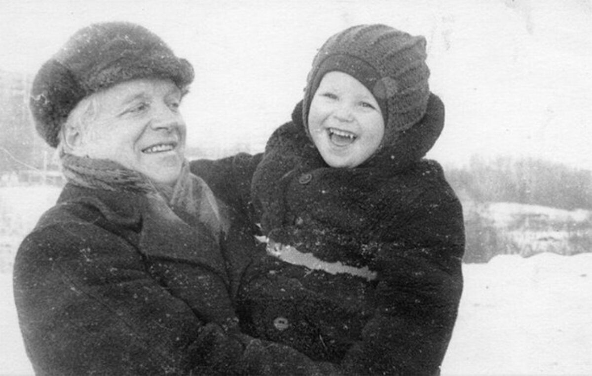 Юрий Белов с сыном