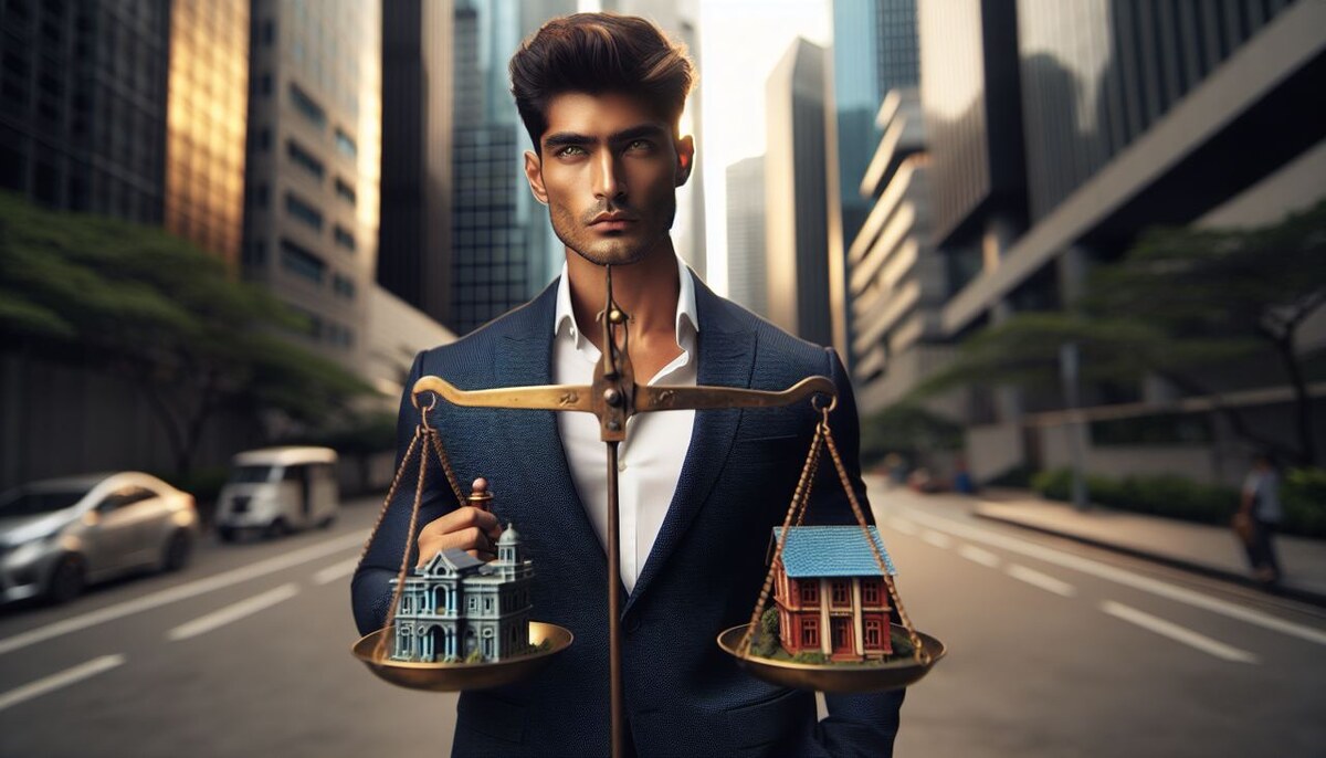 Мужчина между выбором 