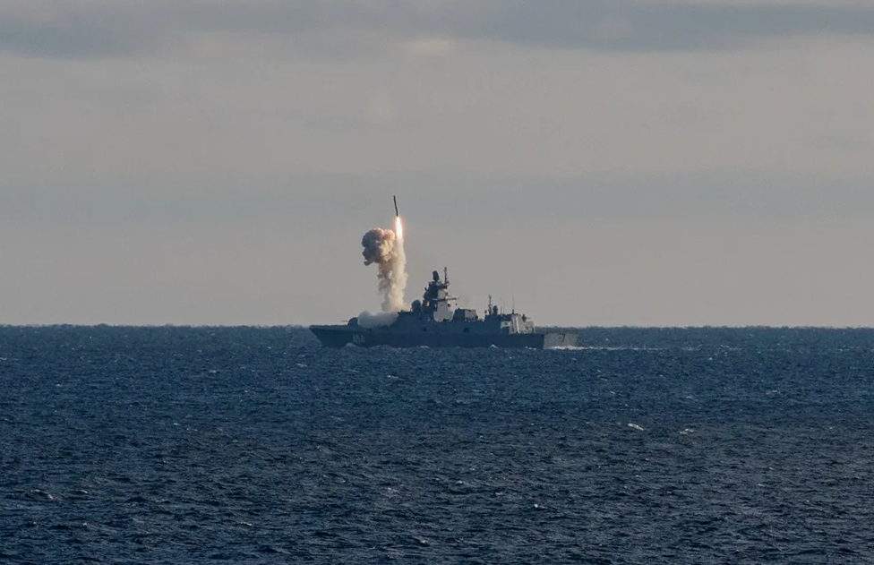 А ведь у фрегатов 22350, носителей "Цирконов", возможно первое боевое применение. Фото МО РФ