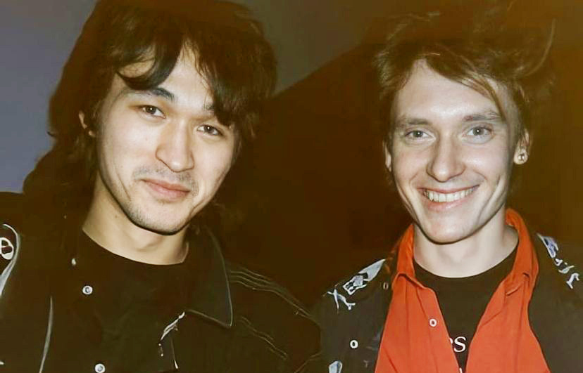 Виктор Цой и Георгий Гурьянов (фиои)