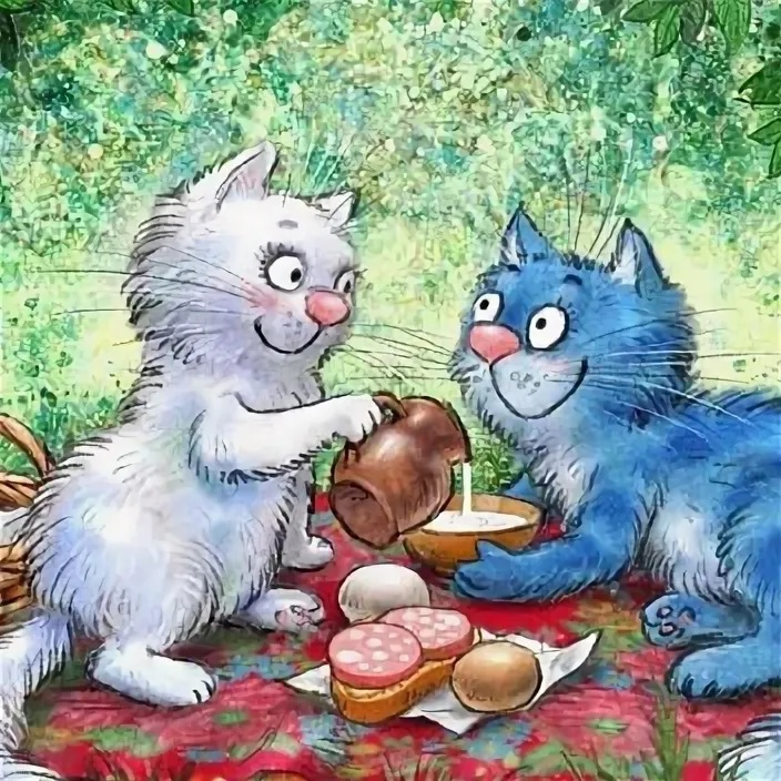 очаровательные коты Рины Зенюк