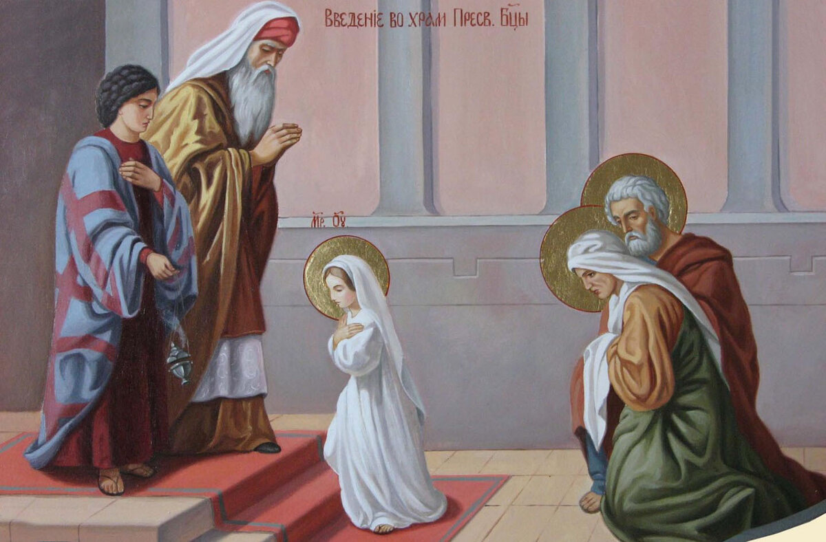Введение во храм Пресвятой Богородицы. Роспись храма
