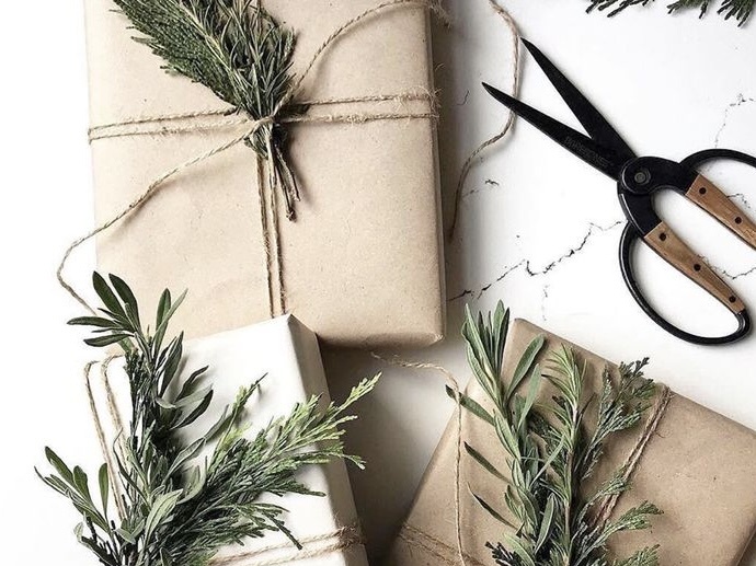 Упаковка из крафтовой бумаги