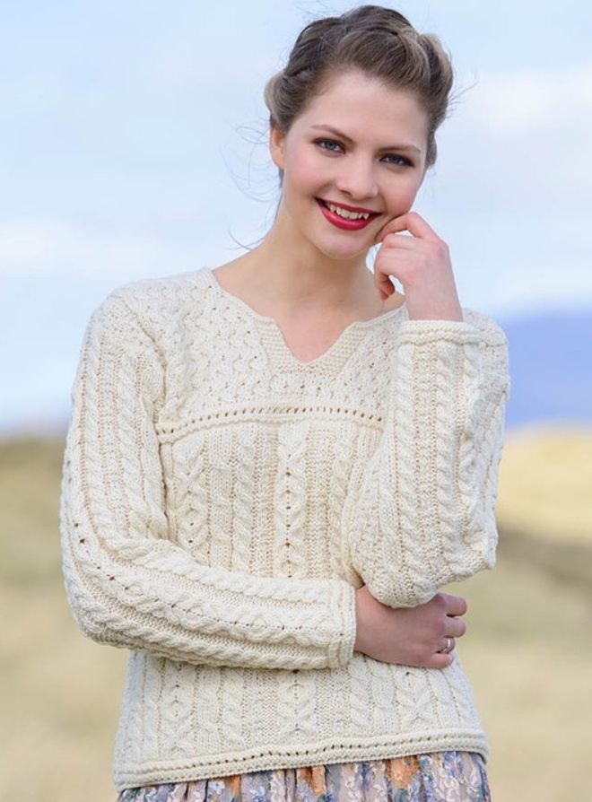 Белый. стильный джемпер. Фото источник: интернет-магазин одежды.