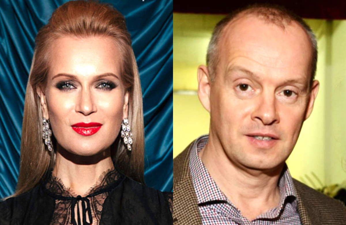 на фото Олеся Судзиловская с мужем