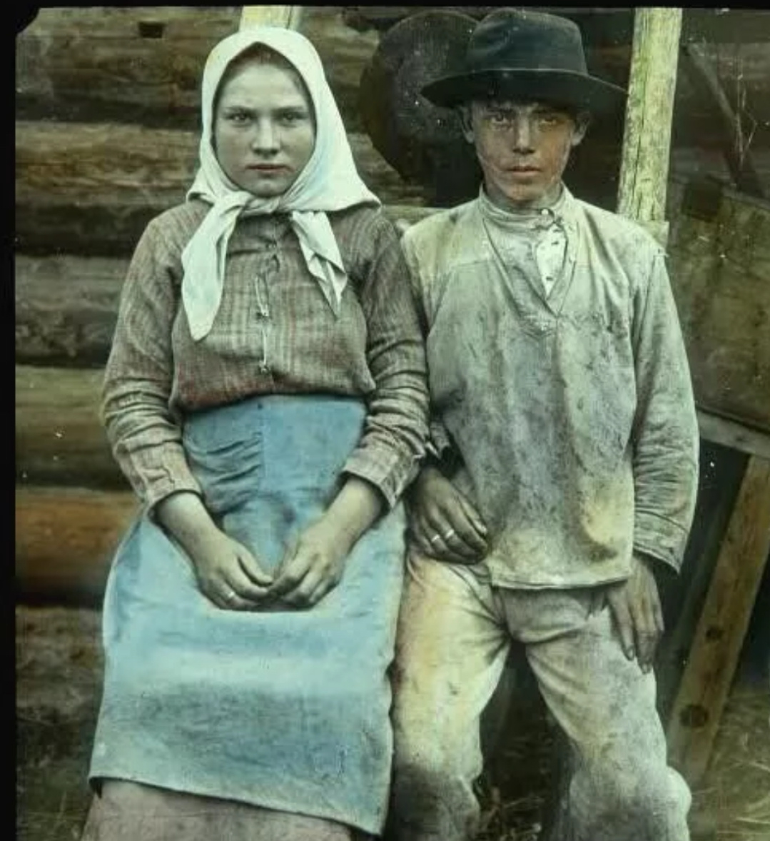 Молодожены Российской империи, 1910е гг ХХ века ,архивное фото 