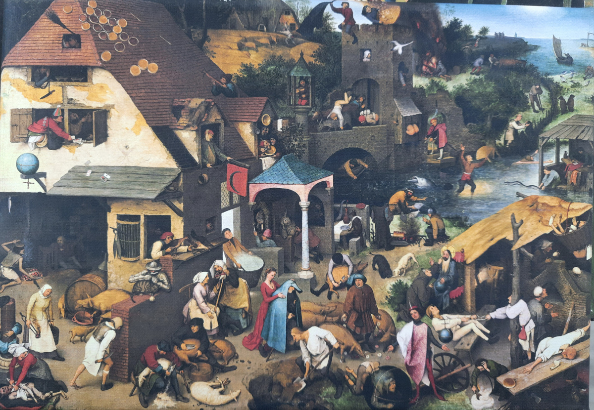 Фламандские пословицы. 1559г. ( 117х163 )