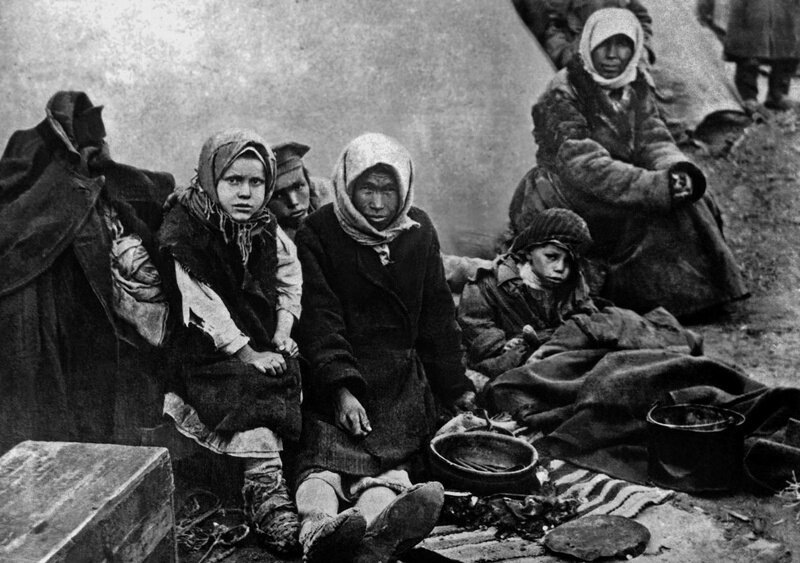 Голодающие беженцы Неизвестный автор, январь 1921 года, МАММ/МДФ