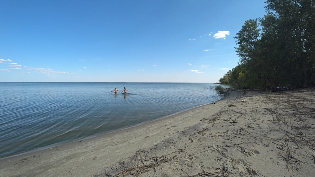 В такую жару только купаться