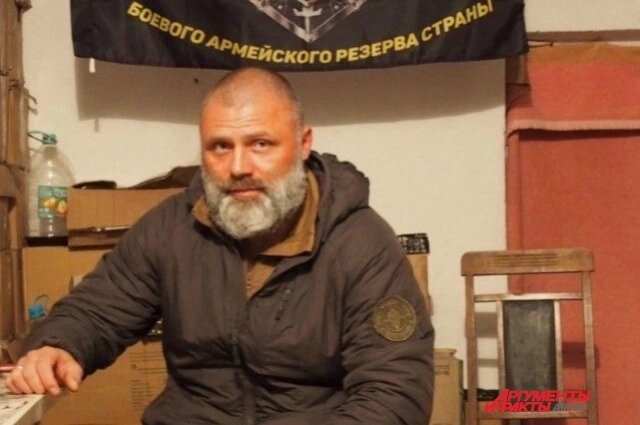    Замкомбат с позывным Халкан. Фото:  АиФ/ Иван Чернов