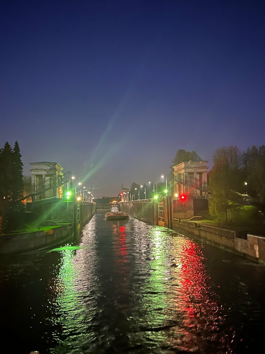 Сигнальный огни шлюза