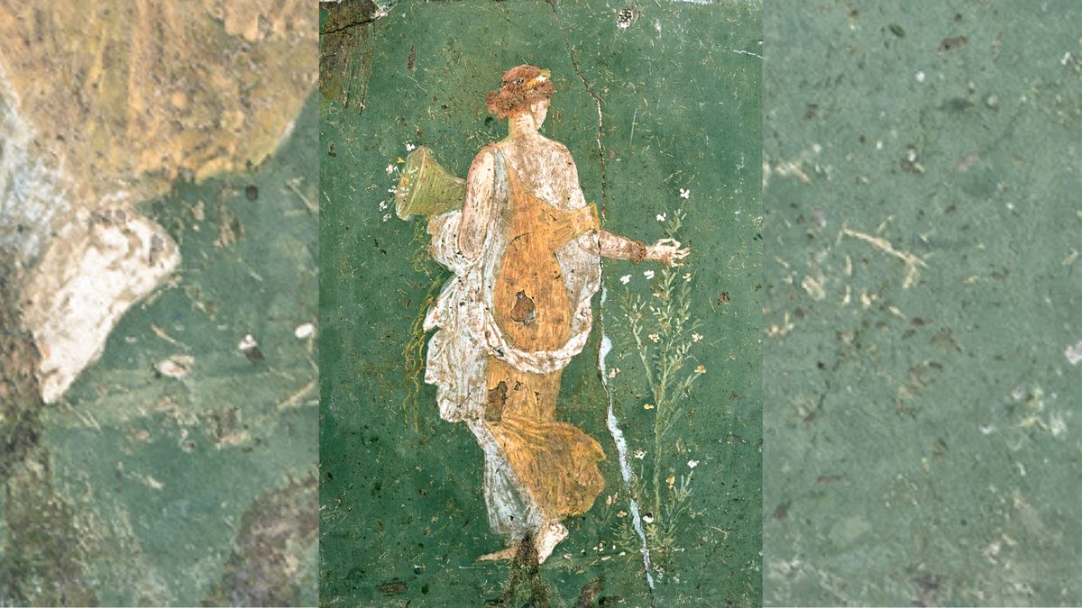 «Флора», фреска, 1 в., Стабии. Хранится в Национальном археологическом музее Неаполя