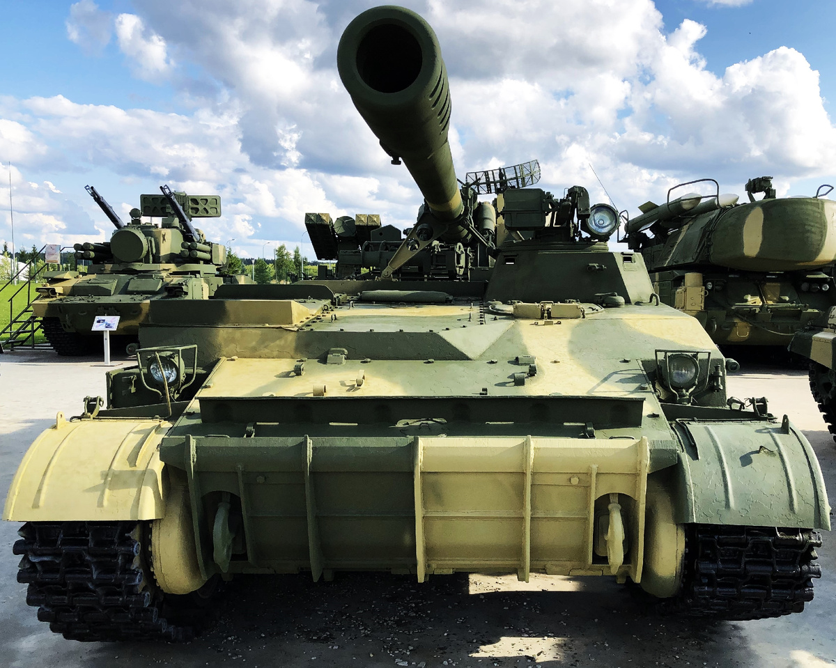 2С5 на "Площадке №1" Подмосковного Парка "Патриот".
