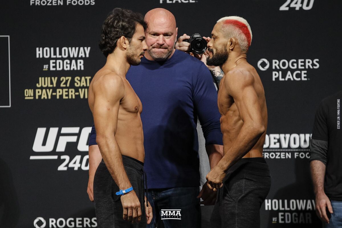 Алешандри Пантожа и Дейвесон Фигейредо битва взглядов перед UFC 240