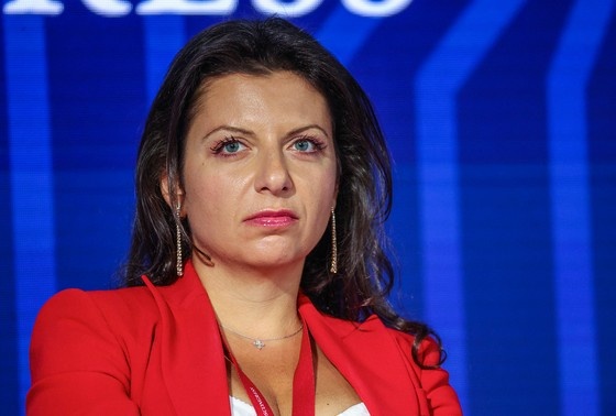    Главный редактор медиагруппы «Россия сегодня» и телеканала RT Маргарита Симоньян