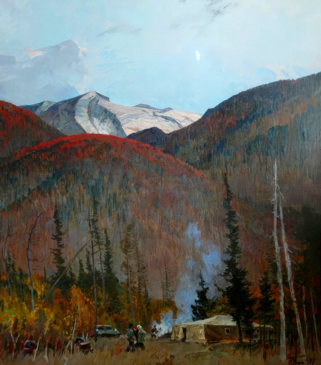 Осень в Забайкалье. 1987 год. Тобольский историко-архитектурный музей. 