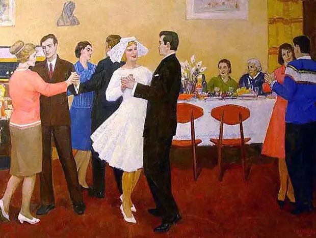Анатолий Волненко. «Свадьба». 1968