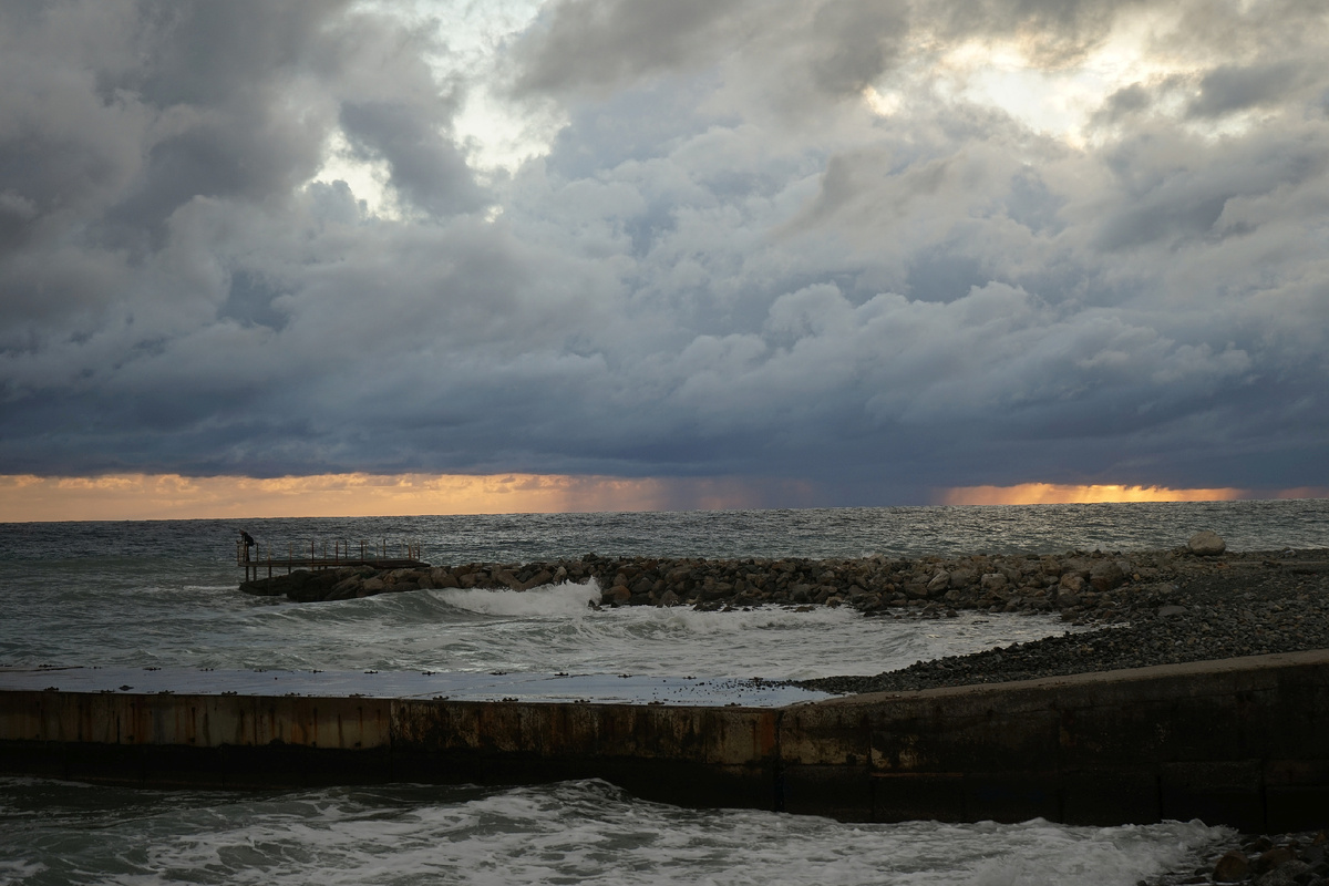 Черное море в октябре 2024 года, фото автора