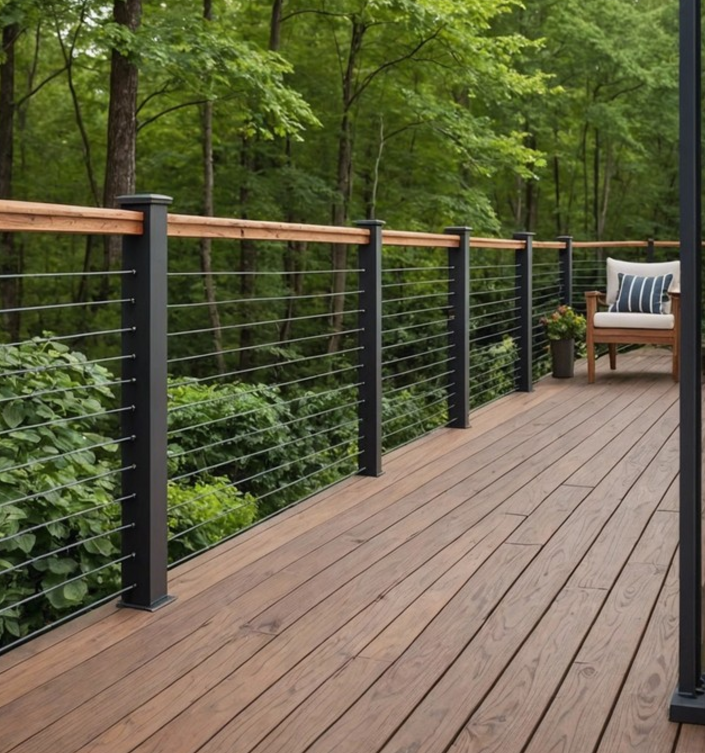 Перила из каната