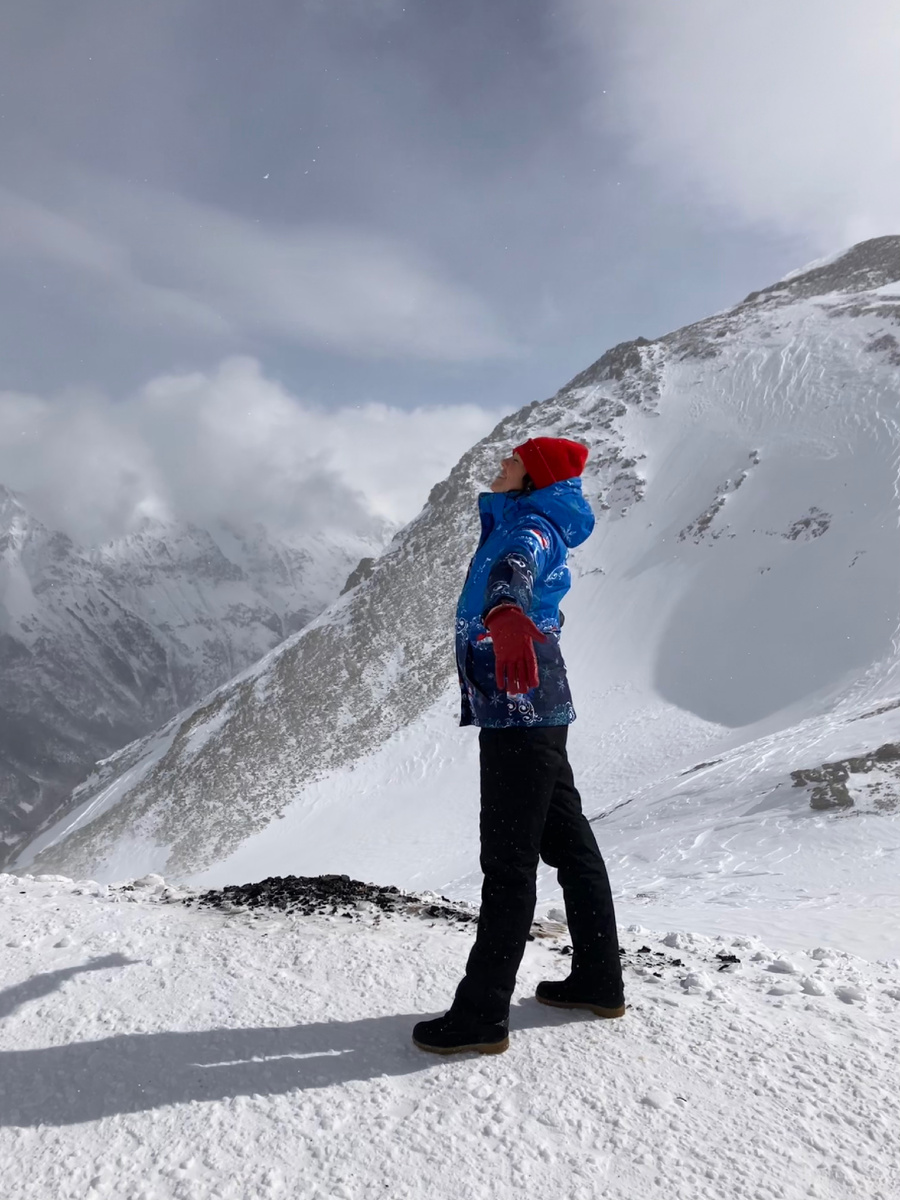 Выше только любовь. Домбай ❤️