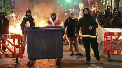 В Грузии сообщили об иностранцах на акциях протеста - РИА Новости, 03.12.2024