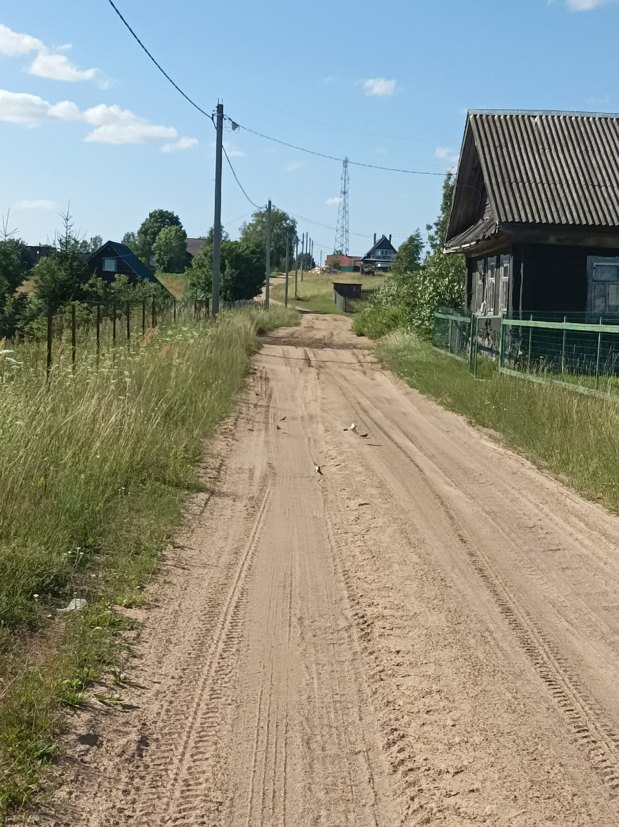 Дорога в районе деревни Коковкино
